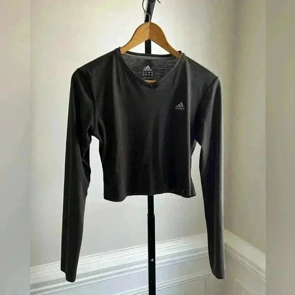 Adidas cropped long sleeve Small - Picture 1 of 3